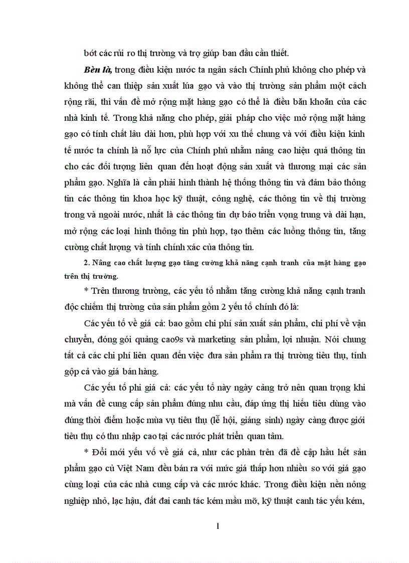 image for page Triển vọng xuất khẩu gạo của Việt Nam vào thị trường Indonexia và giải pháp nhằm tăng cường xuất khẩu