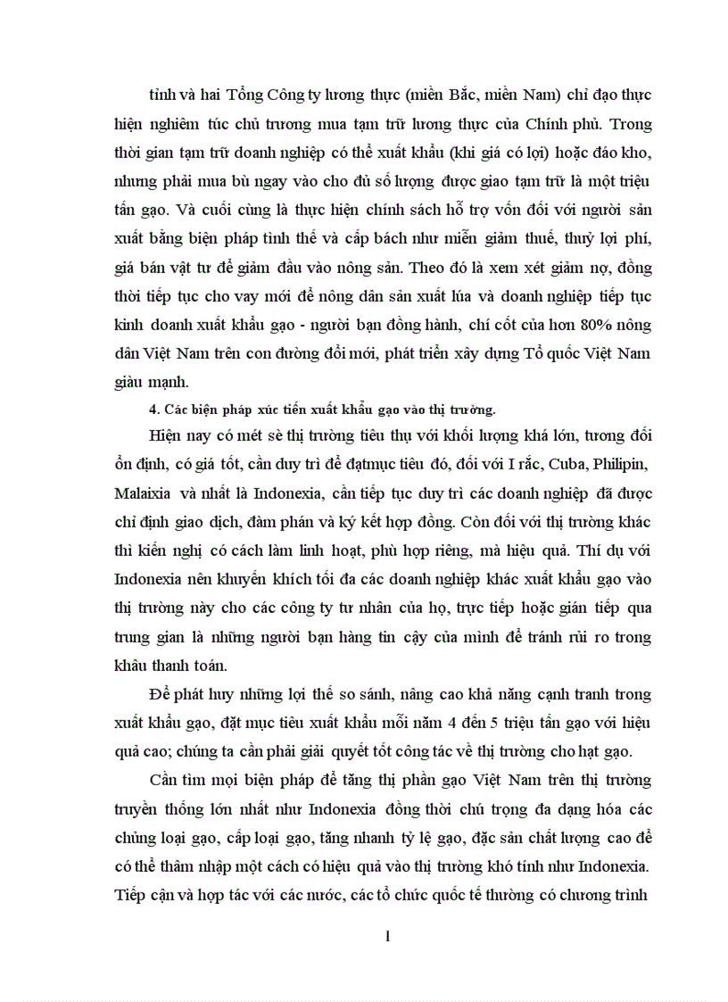 image for page Triển vọng xuất khẩu gạo của Việt Nam vào thị trường Indonexia và giải pháp nhằm tăng cường xuất khẩu