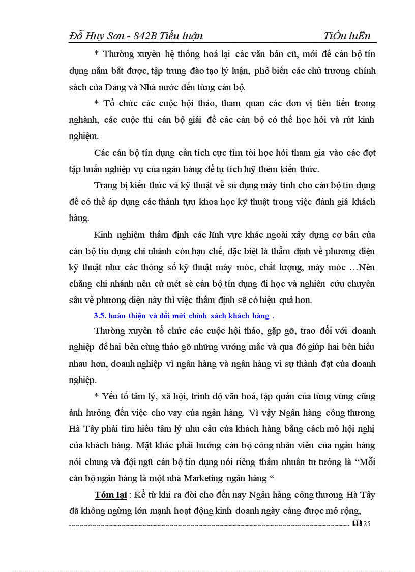 image for page Giải pháp nâng cao hiệu quả tín dụng đối với các doanh nghiệp vừa và nhỏ tại ngân hàng công thương Hà Tây 1