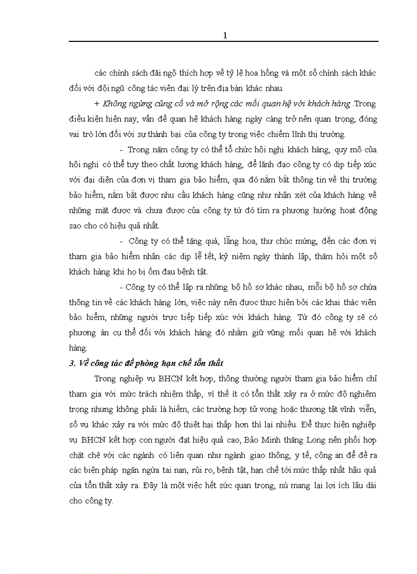 image for page Thực trạng nghiệp vụ bảo hiểm kết hợp con người tại công ty cổ phần Bảo Minh Thăng Long 1