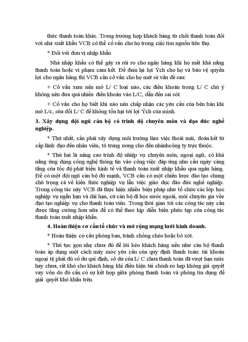 image for page Một số giải pháp nâng cao hiệu quả trong công tác thanh toán hàng xuất nhập khẩu bằng phương thức tính dụng chứng từ tại Ngân hàng Ngoại thương Việt Nam 1