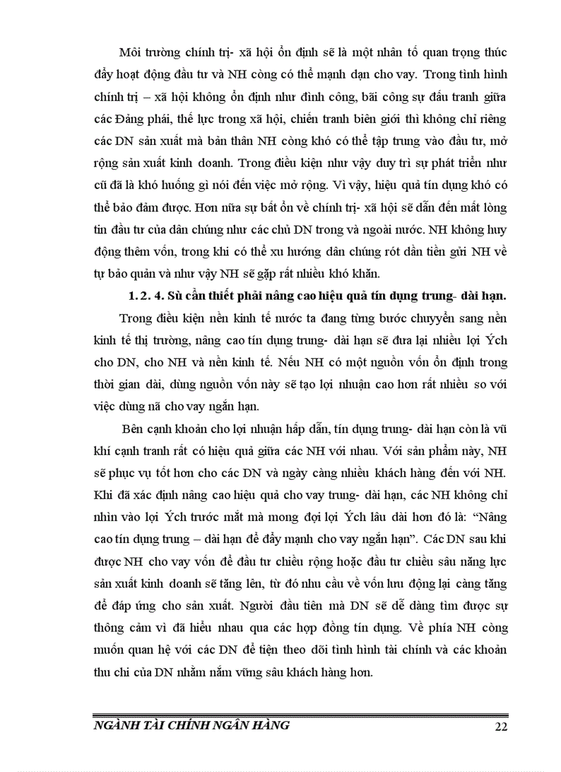 image for page Giải pháp nâng cao hiệu quả tín dụng trung dài hạn tại Ngân Hàng đầu tư và phát triển việt nam 1