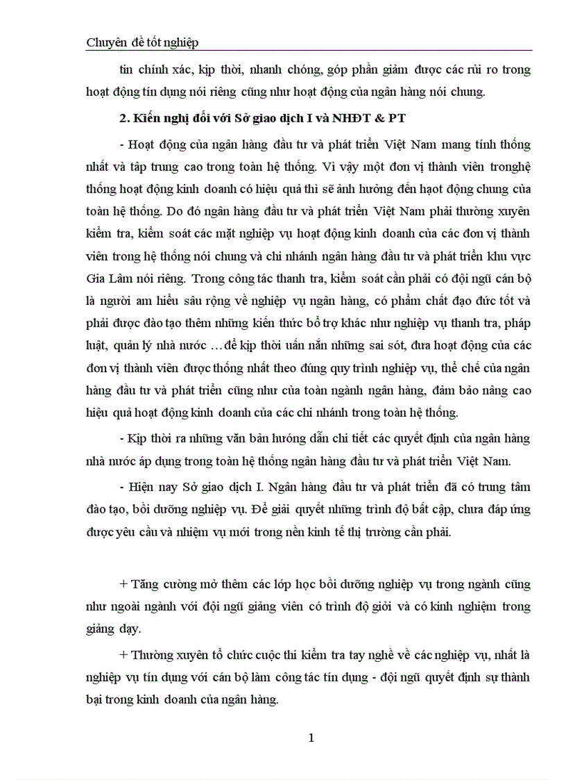 image for page Thực trạng về hoạt động tín dụng ngắn hạn tại chi nhánh Ngân hàng Đầu tư và phát triển khu vực Gia Lâm 1