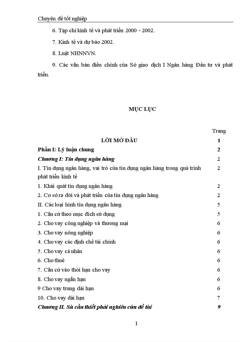 image for page Thực trạng về hoạt động tín dụng ngắn hạn tại chi nhánh Ngân hàng Đầu tư và phát triển khu vực Gia Lâm 1