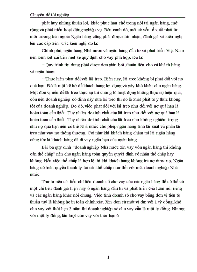 image for page Thực trạng về hoạt động tín dụng ngắn hạn tại chi nhánh Ngân hàng Đầu tư và phát triển khu vực Gia Lâm 1