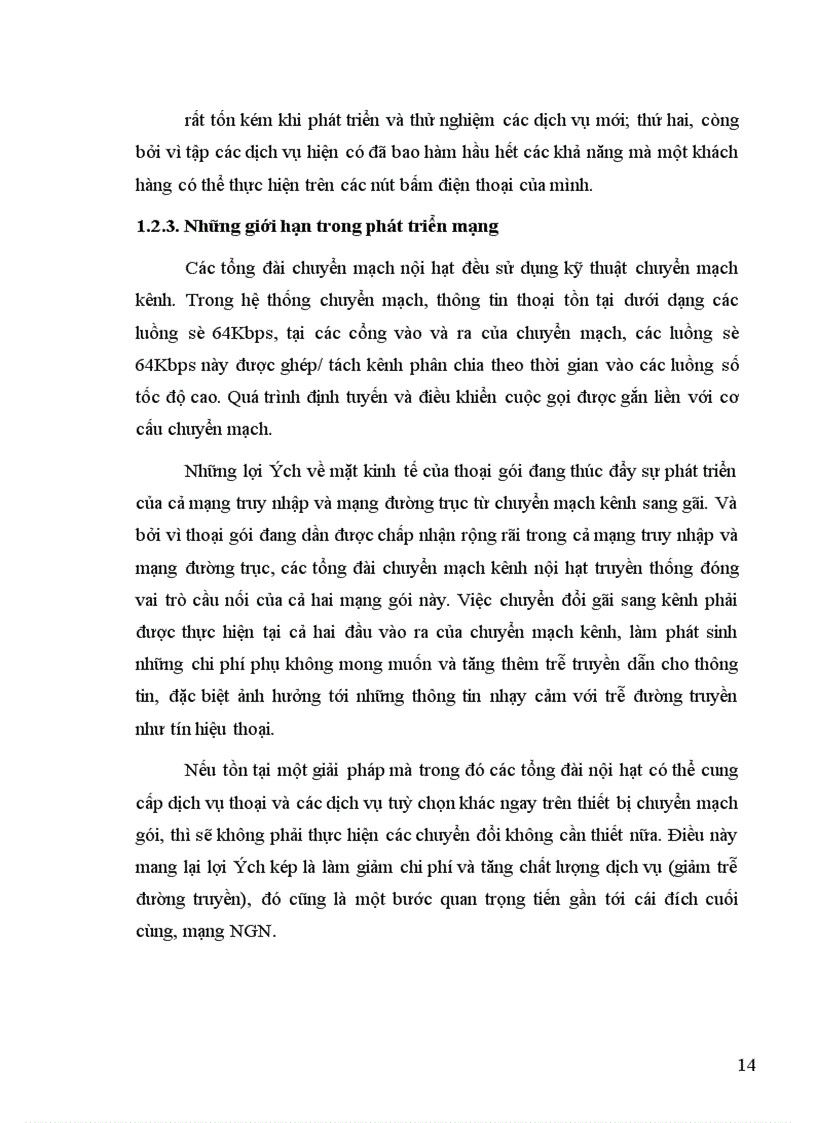 image for page Tổng quan về mạng thế hệ sau NGN