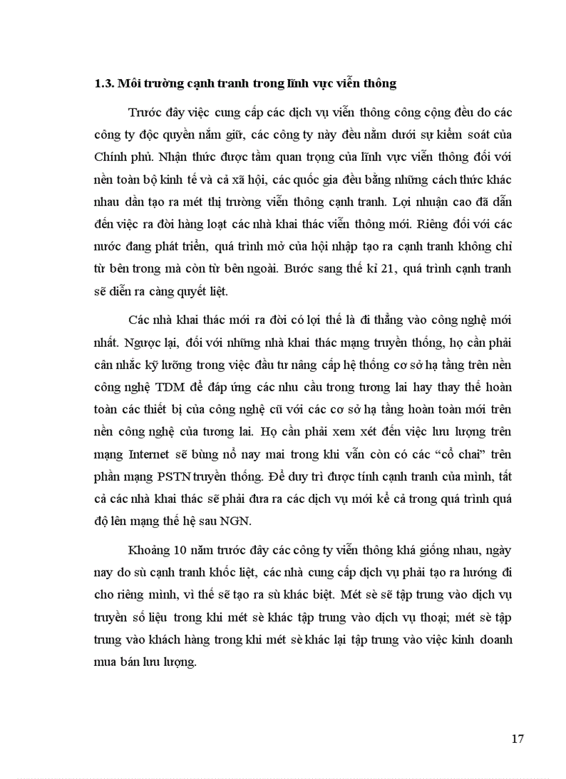 image for page Tổng quan về mạng thế hệ sau NGN