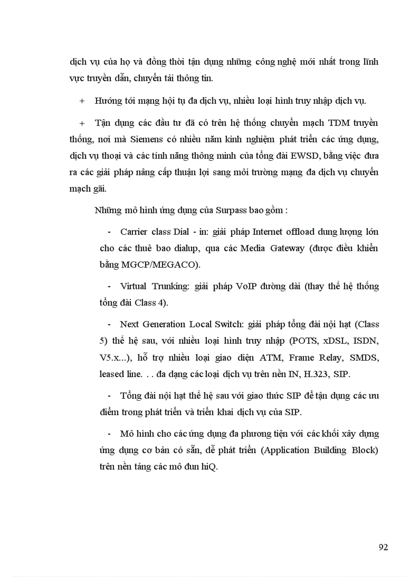 image for page Tổng quan về mạng thế hệ sau NGN