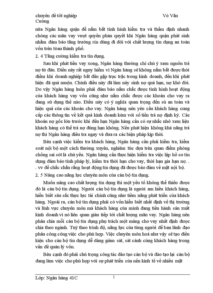 image for page Giải pháp nâng cao chất lượng tín dụng trung và dài hạn tại NHNo PTNT Hà Nội 1