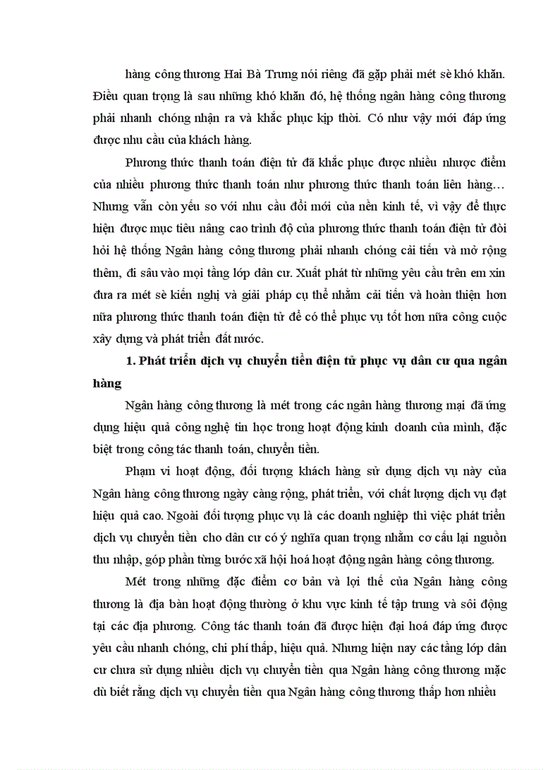 image for page Một số giải pháp nhằm nâng cao chất lượng công tác thanh toán điện tử tại NHCT Hai Bà Trưng 1