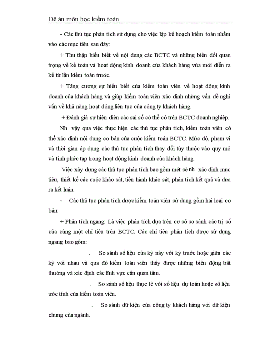 image for page Lập kế hoạch kiểm toán tổng quát trong kiểm toán Báo cáo tài chính