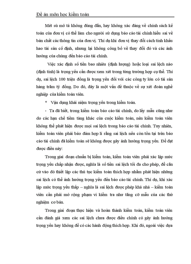 image for page Lập kế hoạch kiểm toán tổng quát trong kiểm toán Báo cáo tài chính