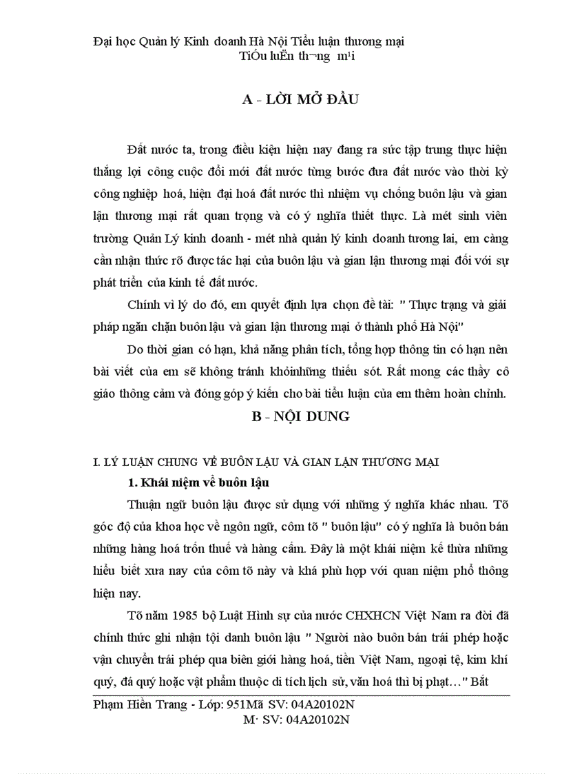 image for page Thực trạng và giải pháp ngăn chặn buôn lậu và gian lận thương mại ở thành phố Hà Nội 1