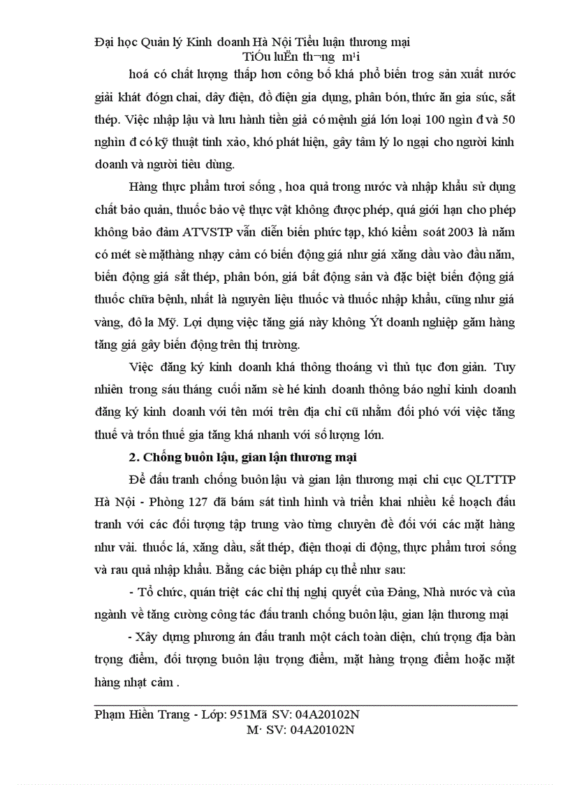 image for page Thực trạng và giải pháp ngăn chặn buôn lậu và gian lận thương mại ở thành phố Hà Nội 1