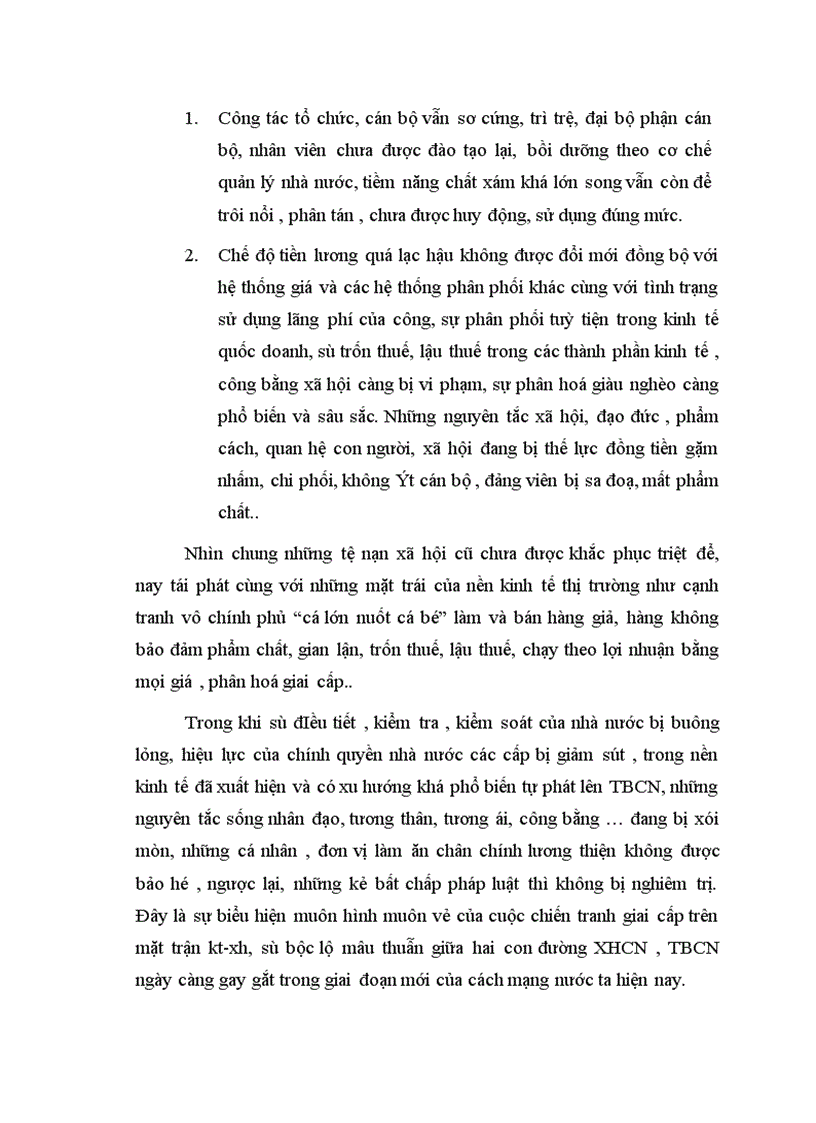 image for page Phân tích cơ cấu kinh tế nhiều thành phần ở nước ta mà đại hội Đảng IX đã nêu và ích lợi của việc sử dụng nó vào việc phát triển KT XH ở trong thời kỳ quá độ lên CNXH ở Việt Nam 1