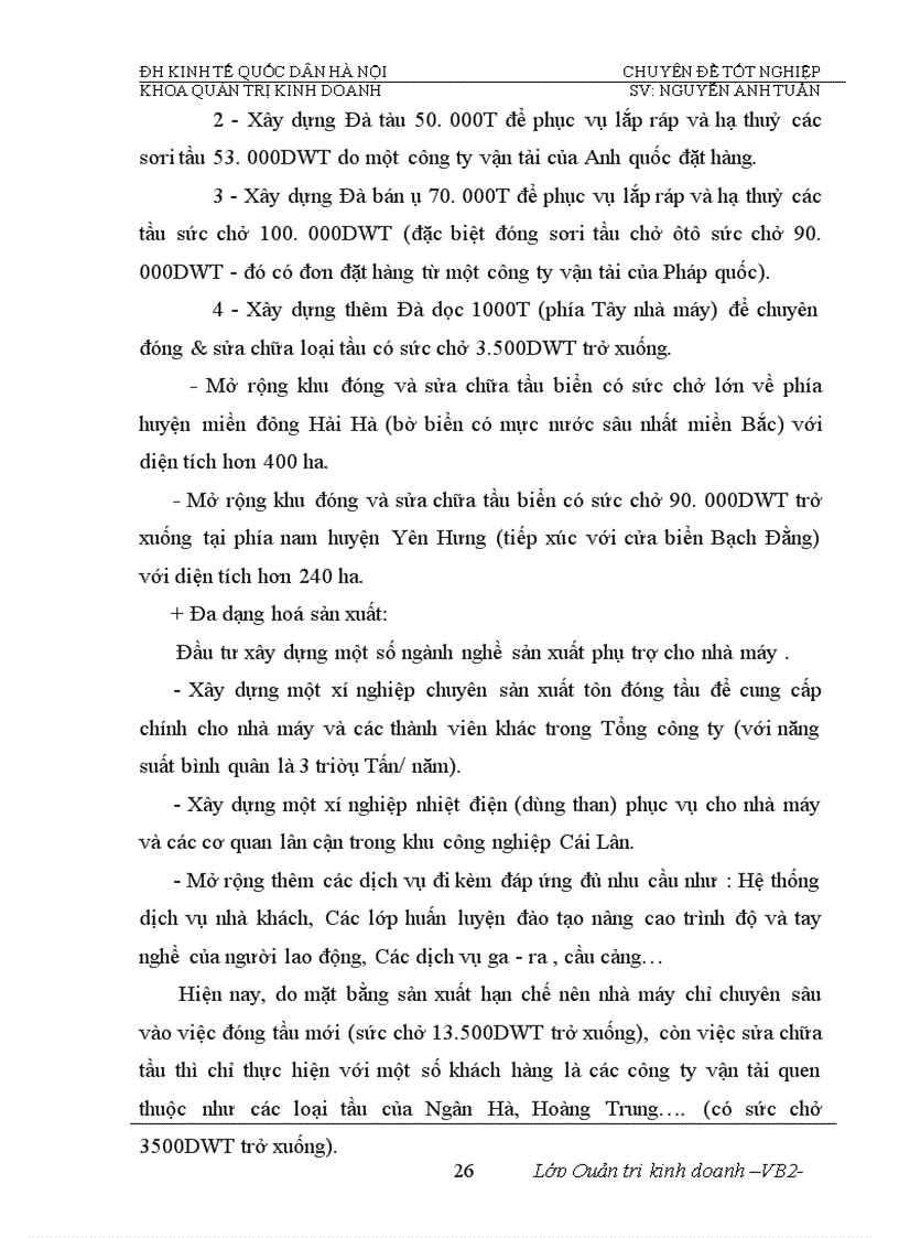 image for page Phân tích tính hiệu quả sử dụng vốn và biện pháp nâng cao hiệu quả sử dụng vốn của Nhà máy đóng tầu Hạ Long