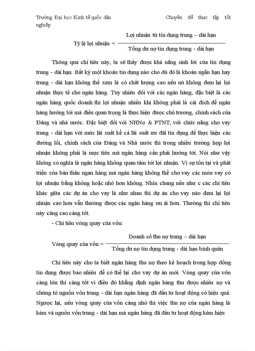 image for page Thực trạng và giải pháp đối với tín dụng trung dài hạn tại chi nhánh Ngân Hàng No PTNT Đông Hà Nội 1