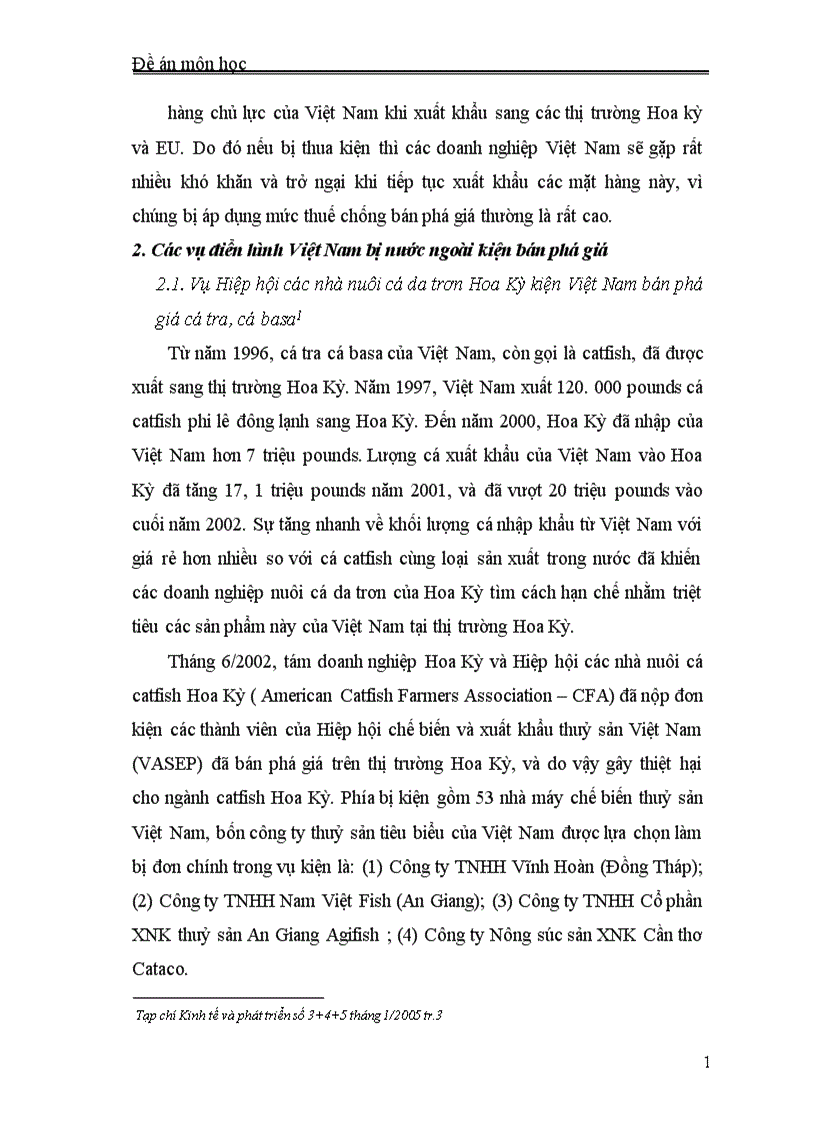 image for page Giải pháp ngăn ngừa các vụ kiện chống bán phá giá đối với hàng xuất khẩu của Việt Nam