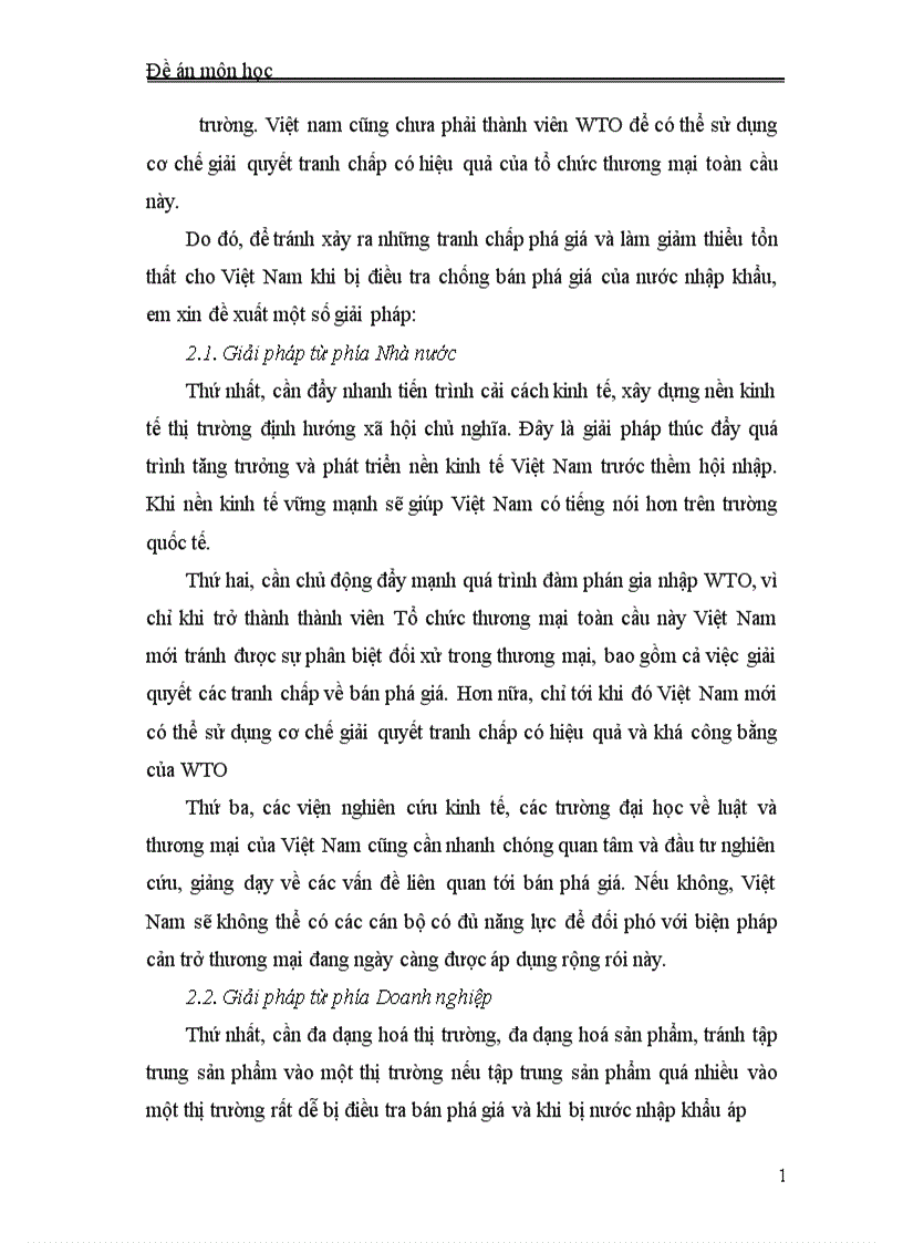 image for page Giải pháp ngăn ngừa các vụ kiện chống bán phá giá đối với hàng xuất khẩu của Việt Nam