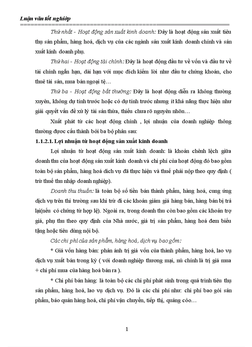 image for page Lợi nhuận và các giải pháp góp phần tăng lợi nhuận tại Công ty cổ phần phát triển công nghệ nông thôn 1