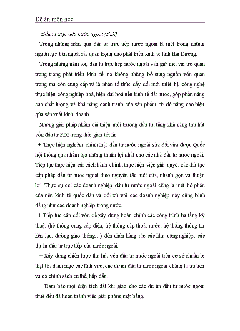 image for page Tác động của đầu tư tới chuyển dịch cơ cấu kinh tế ở Hải Dương