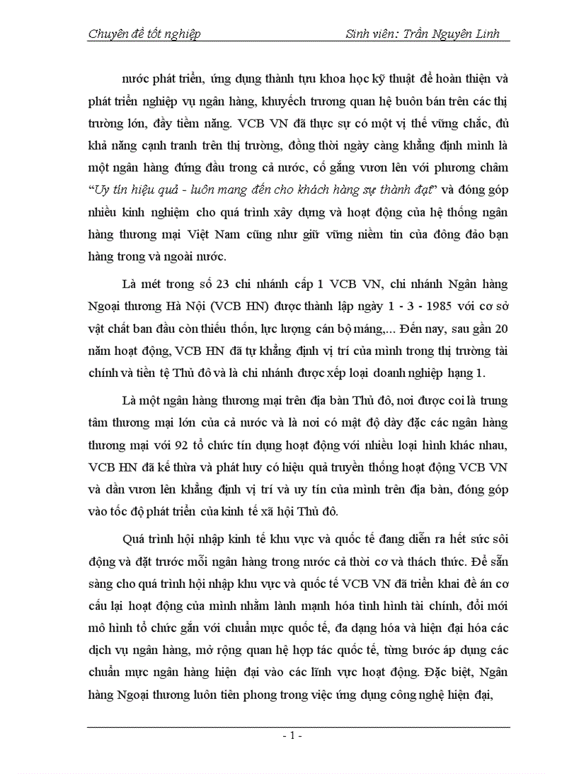 image for page Phát triển hoạt động thanh toán thẻ tại Ngân hàng Ngoại thương Hà Nội 1