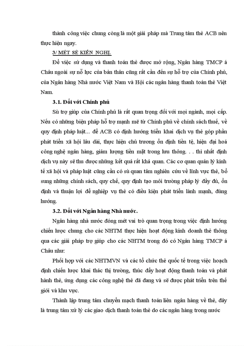 image for page Giải pháp nhằm hoàn thiện và nâng cao hoạt động phát hành thanh toán thẻ tại NHTMCP á Châu 1