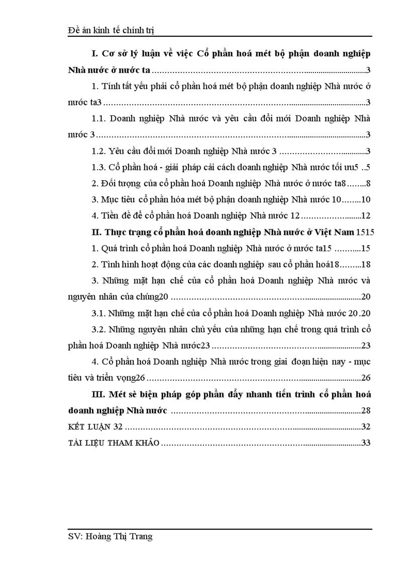 image for page Một số biện pháp nhằm tiếp tục đẩy mạnh quá trình cổ phần hoá trong một bộ phận Doanh nghiệp nhà nước ở nước ta trong giai đoạn hiện nay