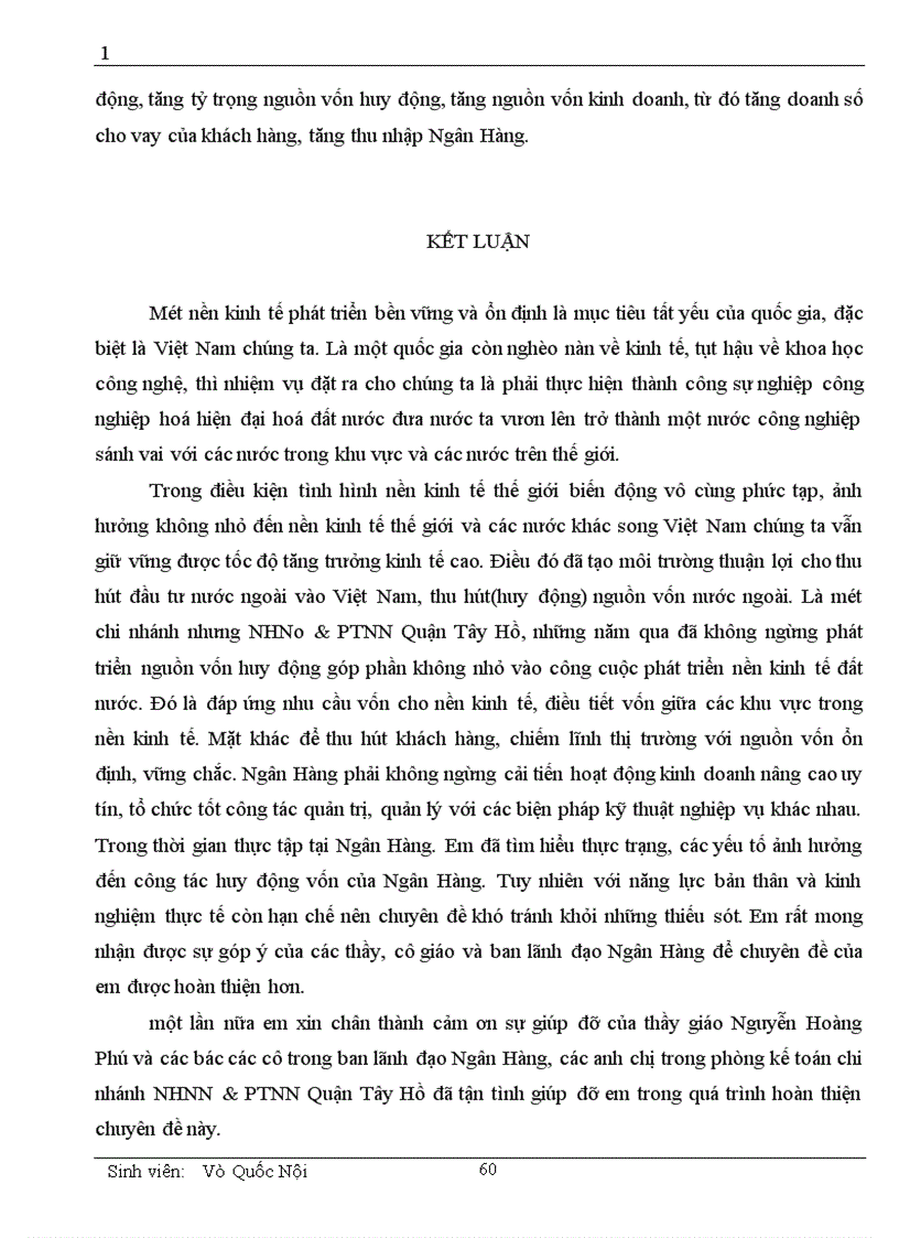 image for page Một số vấn đề cơ bản về vốn và kế toán huy động vốn tại chi nhánh NHNN PTNN Quận Tây Hồ 1