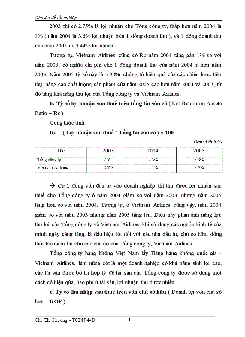 image for page Phân tích tài chính và nâng cao hiệu quả tài chính của Tổng công ty Hàng không Việt Nam 1