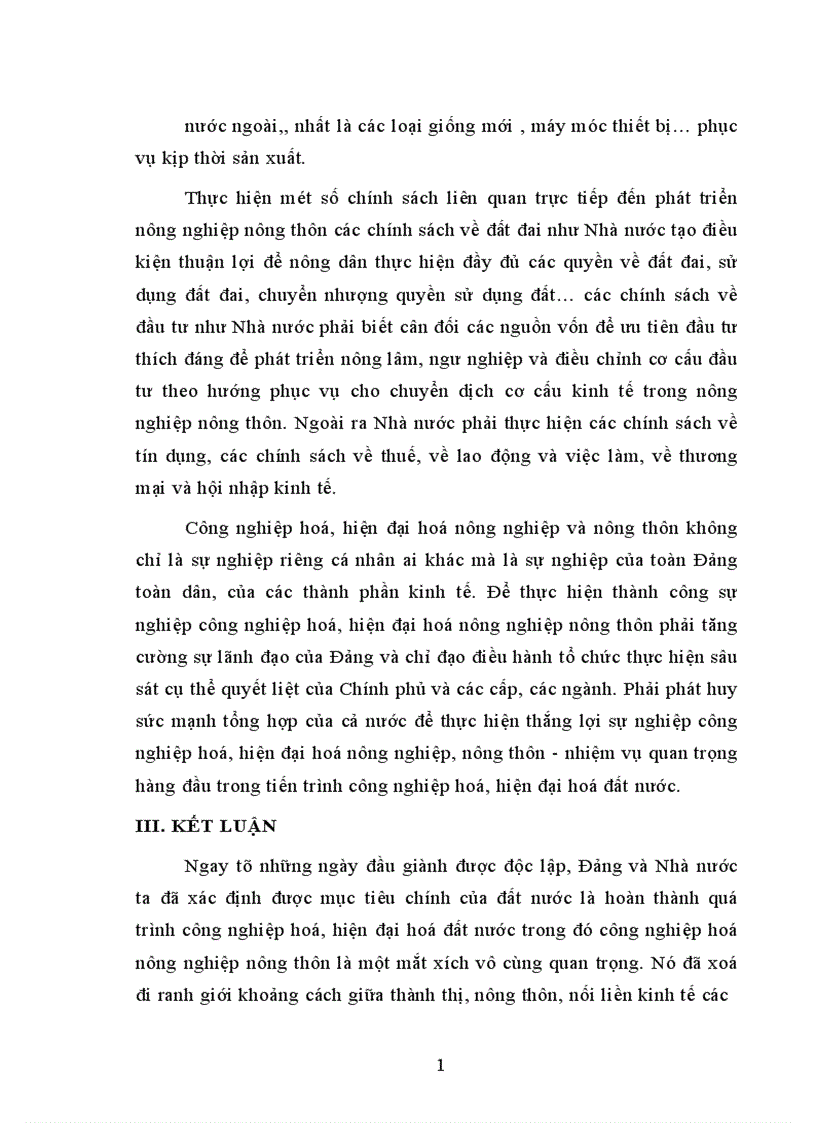 image for page Công nghiệp hoá hiện đại hoá nông nghiệp và nông thôn ở nước ta trong giai đoạn hiện nay thực trạng và các giải pháp 1