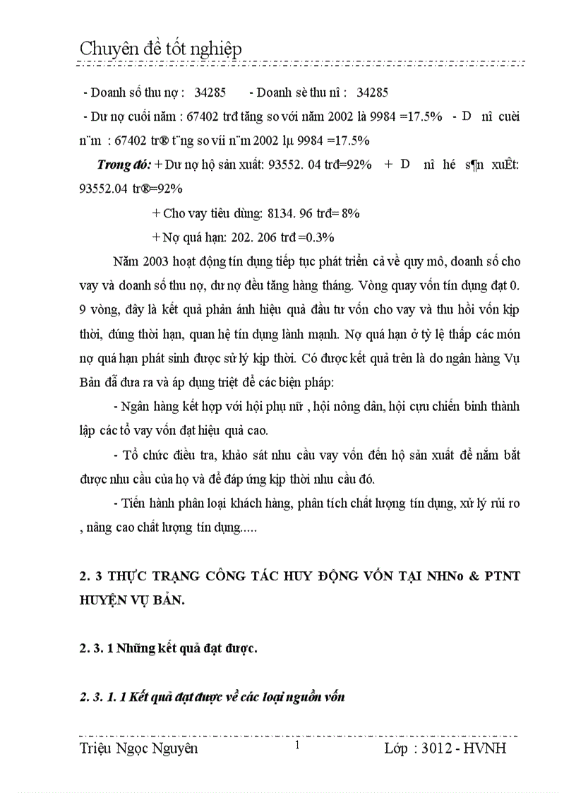 image for page Giải pháp và kiến nghị để đẩy mạnh công tác huy động vốn tại chi nhánh NHNo PTNT huyện Vụ Bản