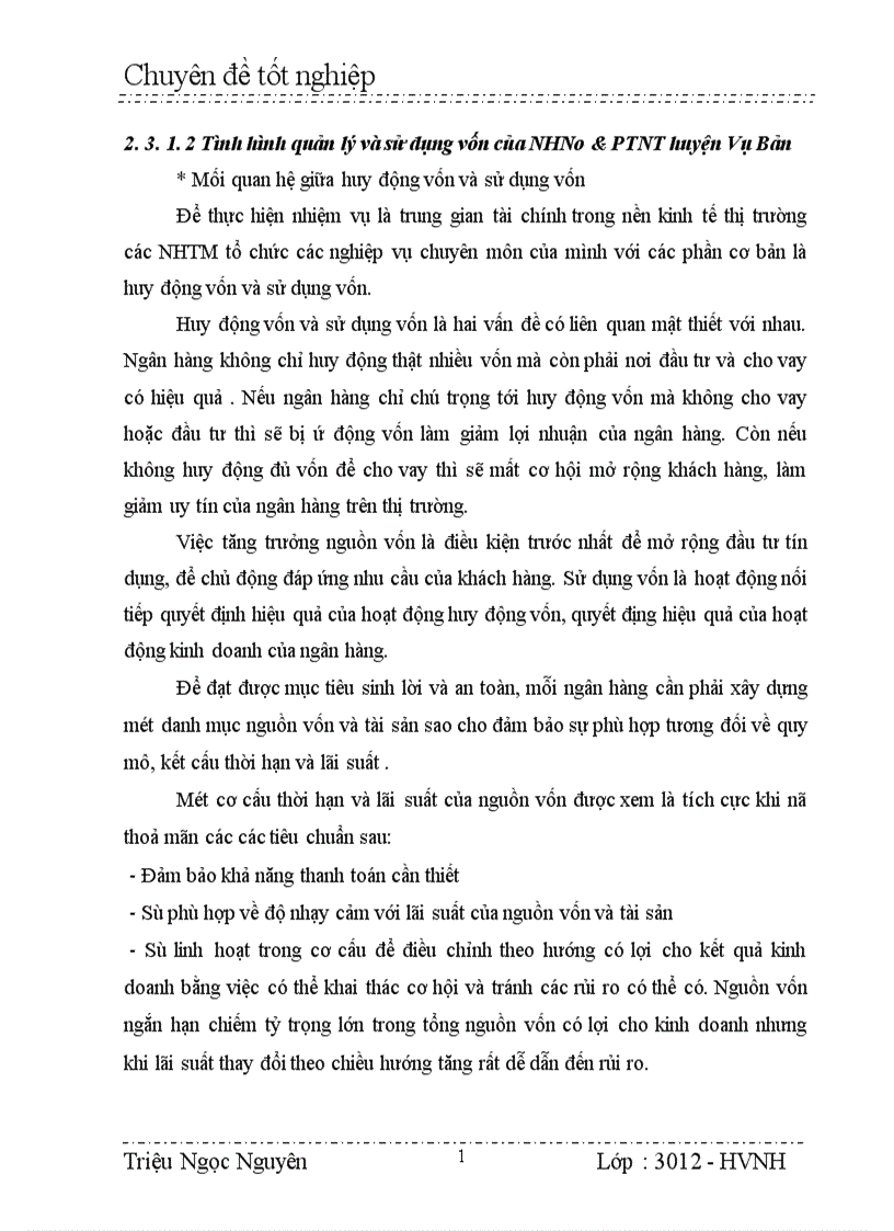 image for page Giải pháp và kiến nghị để đẩy mạnh công tác huy động vốn tại chi nhánh NHNo PTNT huyện Vụ Bản