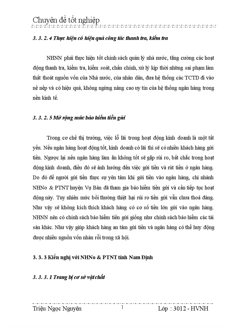 image for page Giải pháp và kiến nghị để đẩy mạnh công tác huy động vốn tại chi nhánh NHNo PTNT huyện Vụ Bản