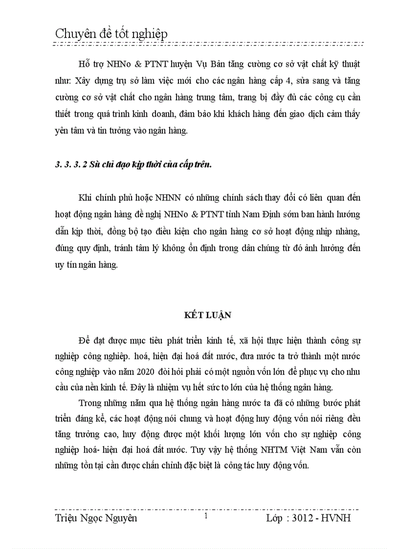image for page Giải pháp và kiến nghị để đẩy mạnh công tác huy động vốn tại chi nhánh NHNo PTNT huyện Vụ Bản