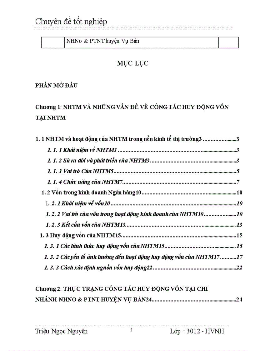 image for page Giải pháp và kiến nghị để đẩy mạnh công tác huy động vốn tại chi nhánh NHNo PTNT huyện Vụ Bản
