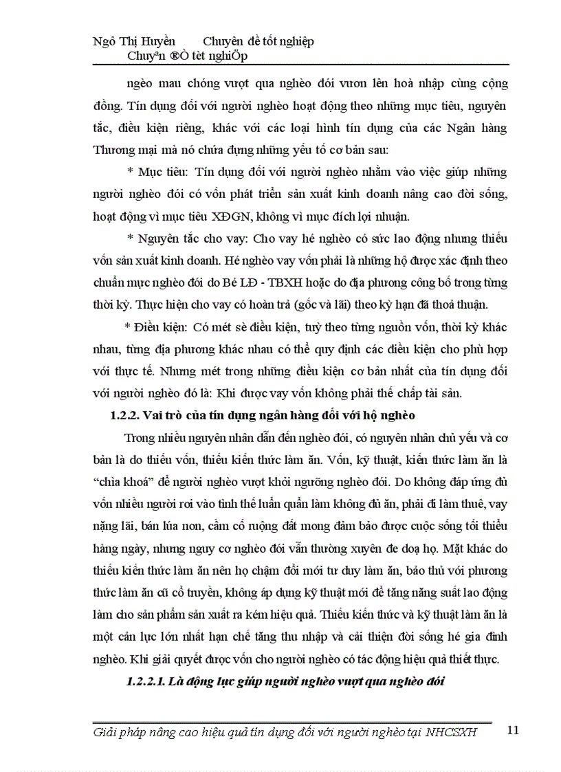 image for page Giải pháp nâng cao hiệu quả tín dụng đối với người nghèo tại ngân hàng chính sách xã hội 1