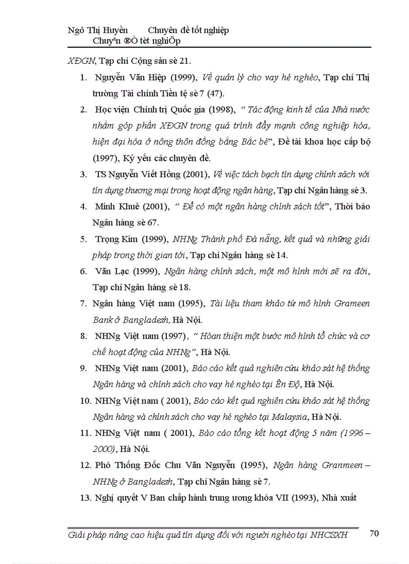 image for page Giải pháp nâng cao hiệu quả tín dụng đối với người nghèo tại ngân hàng chính sách xã hội 1
