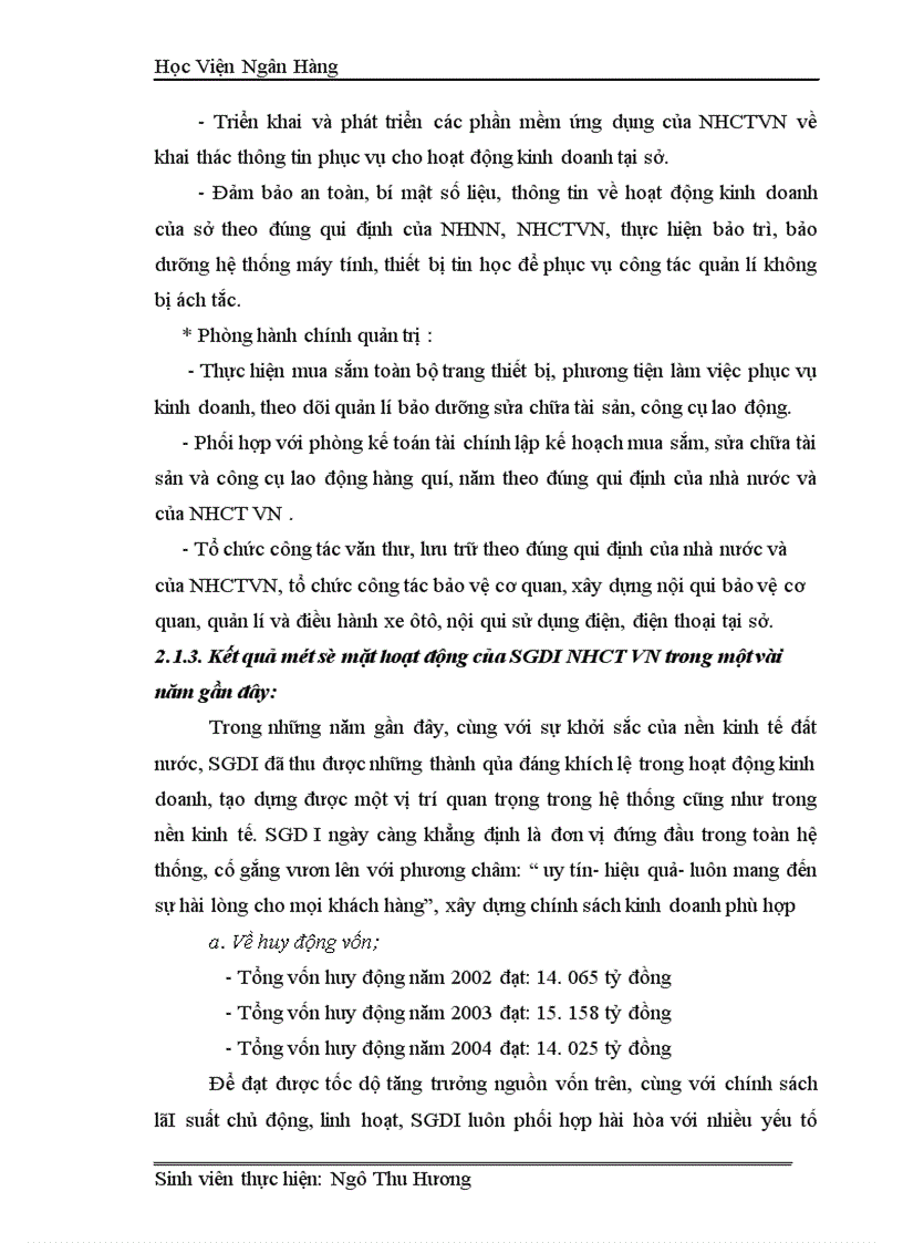 image for page Công tác huy động vốn tại Sở giao dịch I Ngân hàng Công thương Việt Nam Thực trạng và giải pháp 1