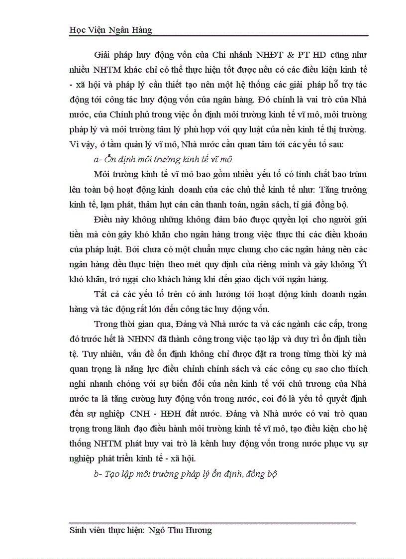 image for page Công tác huy động vốn tại Sở giao dịch I Ngân hàng Công thương Việt Nam Thực trạng và giải pháp 1