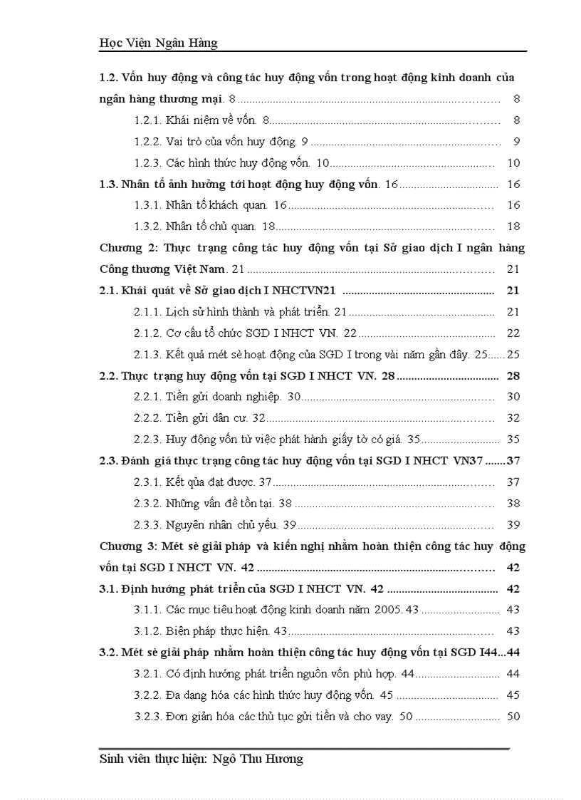 image for page Công tác huy động vốn tại Sở giao dịch I Ngân hàng Công thương Việt Nam Thực trạng và giải pháp 1