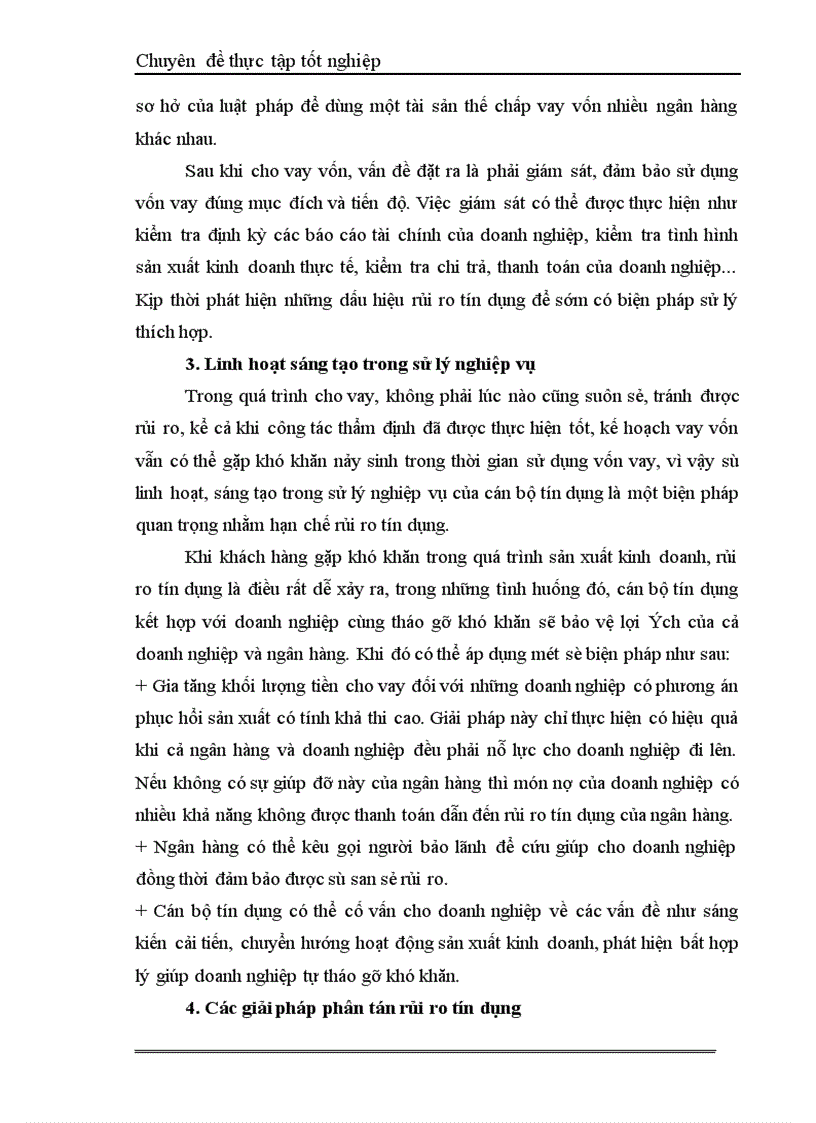 image for page Một số giải pháp hạn chế rủi ro an toàn tín dụng đối với kinh tế ngoài quốc doanh tại Ngân hàng công thương Đống Đa 1