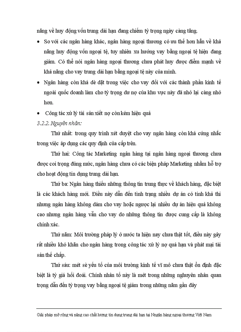 image for page Giải pháp nhằm nâng cao chất lượng tín dụng trung dài hạn tại Ngân hàng Ngoại thương Việt Nam 1