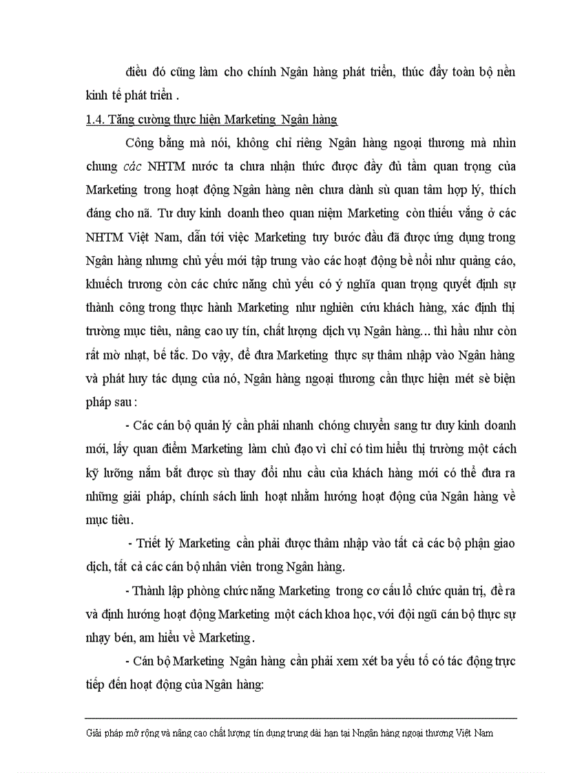 image for page Giải pháp nhằm nâng cao chất lượng tín dụng trung dài hạn tại Ngân hàng Ngoại thương Việt Nam 1