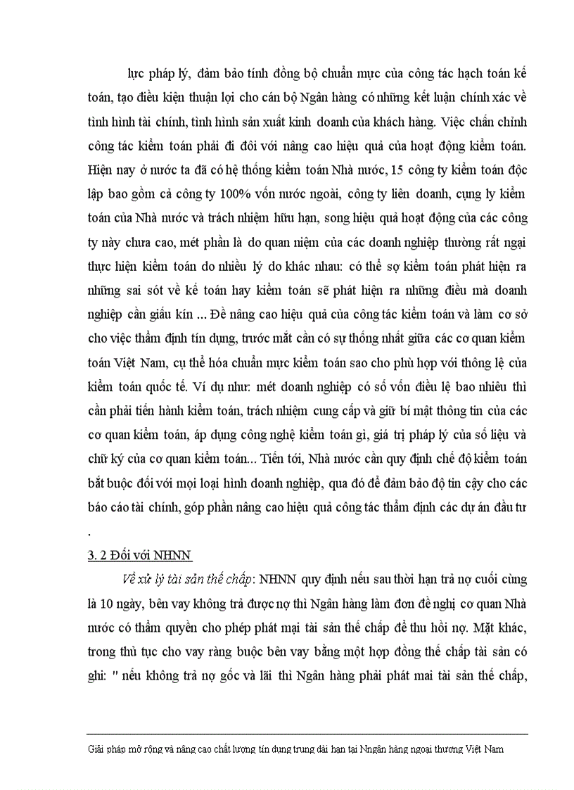 image for page Giải pháp nhằm nâng cao chất lượng tín dụng trung dài hạn tại Ngân hàng Ngoại thương Việt Nam 1