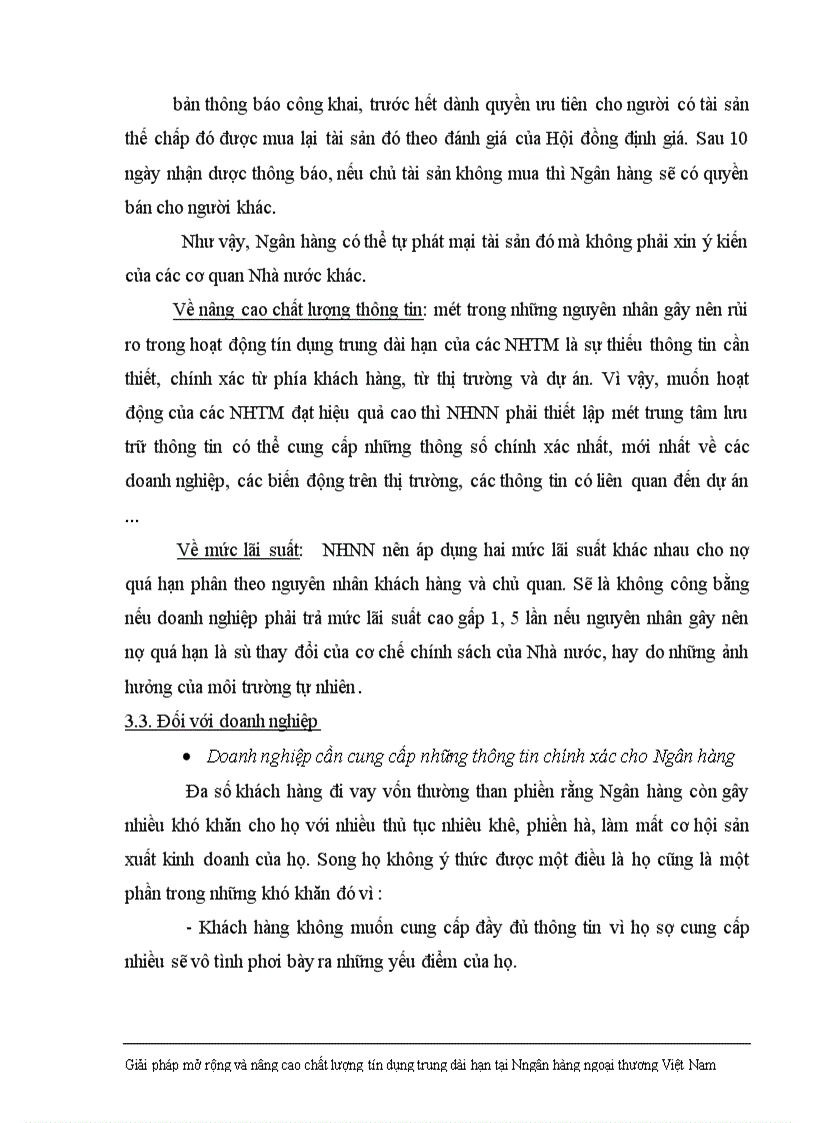 image for page Giải pháp nhằm nâng cao chất lượng tín dụng trung dài hạn tại Ngân hàng Ngoại thương Việt Nam 1