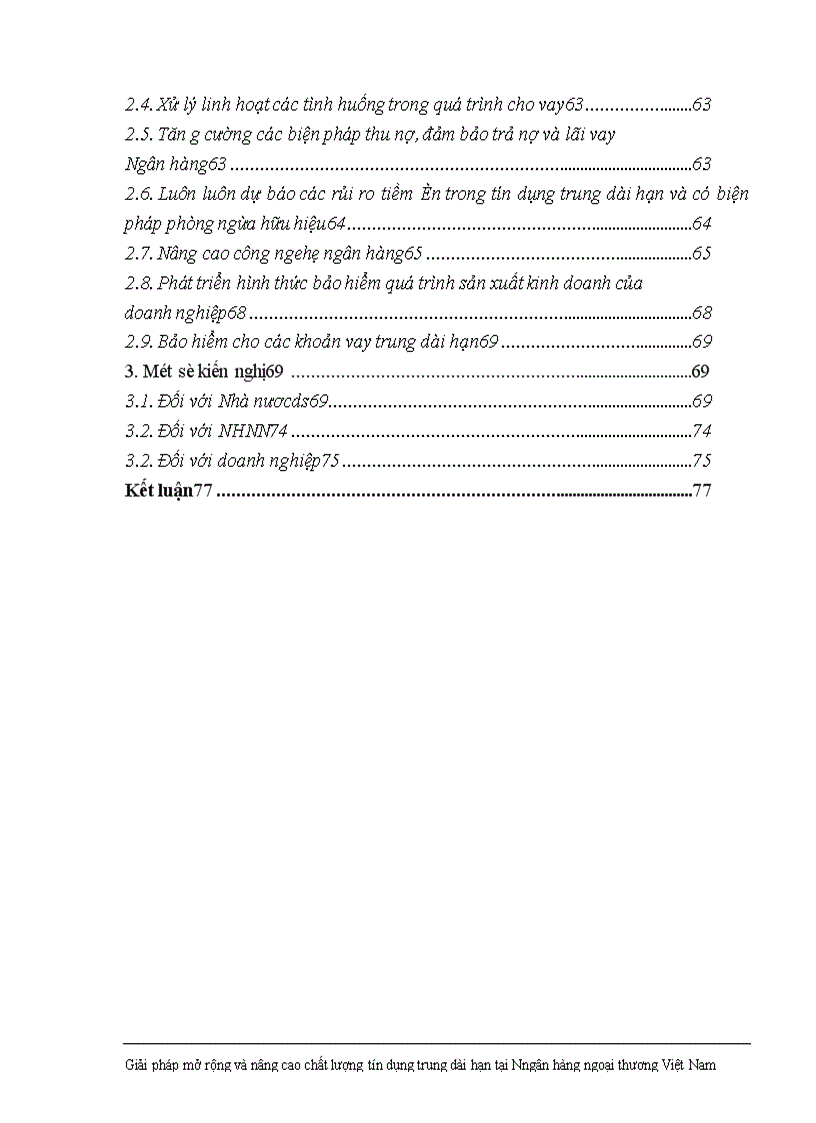 image for page Giải pháp nhằm nâng cao chất lượng tín dụng trung dài hạn tại Ngân hàng Ngoại thương Việt Nam 1