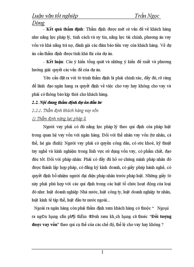 image for page Một số giải pháp nâng cao chất lượng thẩm định dự án đầu tư tại Sở giao dịch I Ngân hàng Công thương Việt Nam 1