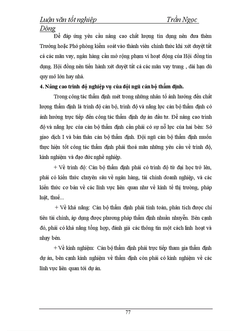 image for page Một số giải pháp nâng cao chất lượng thẩm định dự án đầu tư tại Sở giao dịch I Ngân hàng Công thương Việt Nam 1