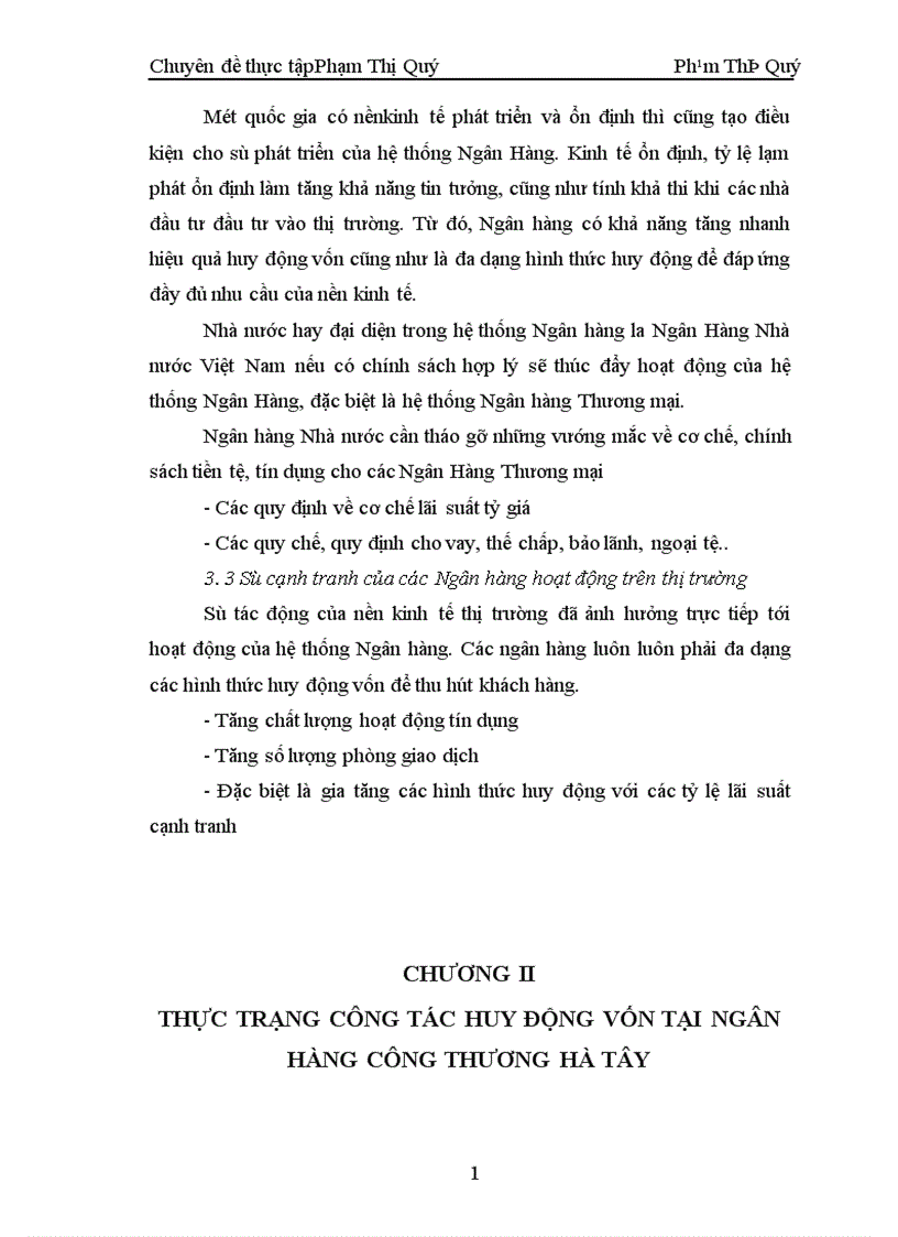image for page Giải pháp nâng cao nghiệp vụ hoạt động huy động vốn tại Ngân Hàng Công Thương Tỉnh Hà Tây 1